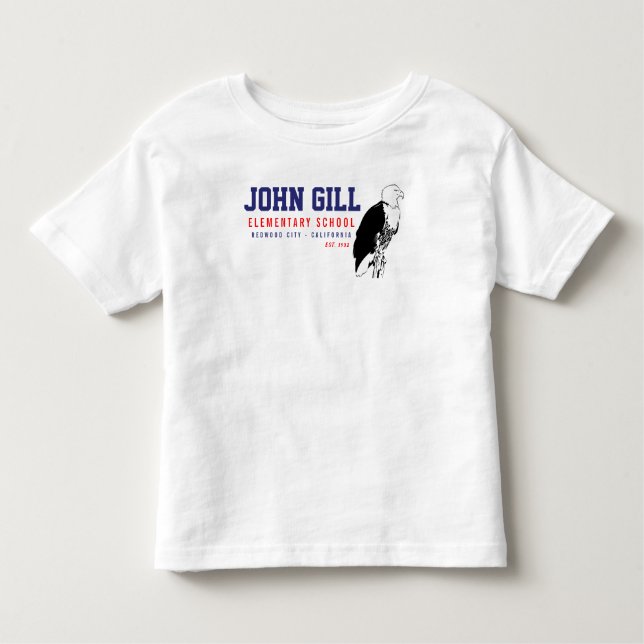 Camiseta Brânquia Eagle de John básico (Frente)