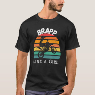 Camiseta Brapp como uma garota Motocross
