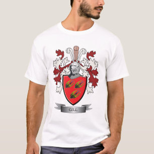 Camiseta Brasão da crista da família da brânquia