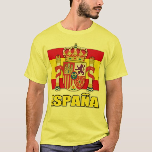 Camiseta Brasão da espanha (Frente)