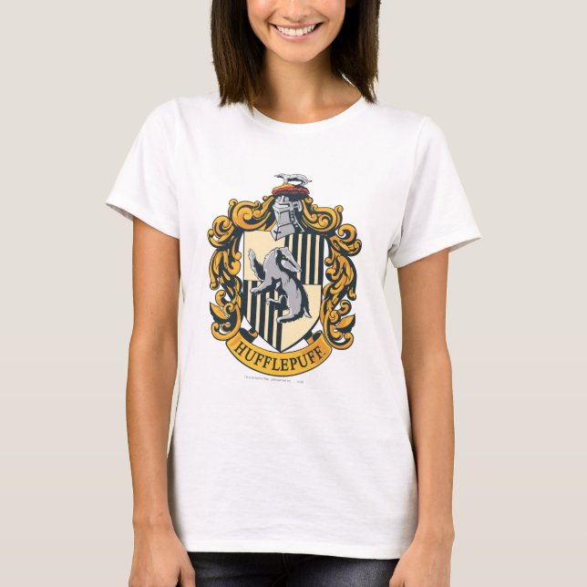 Camiseta Brasão da Hufflepuff (Frente)