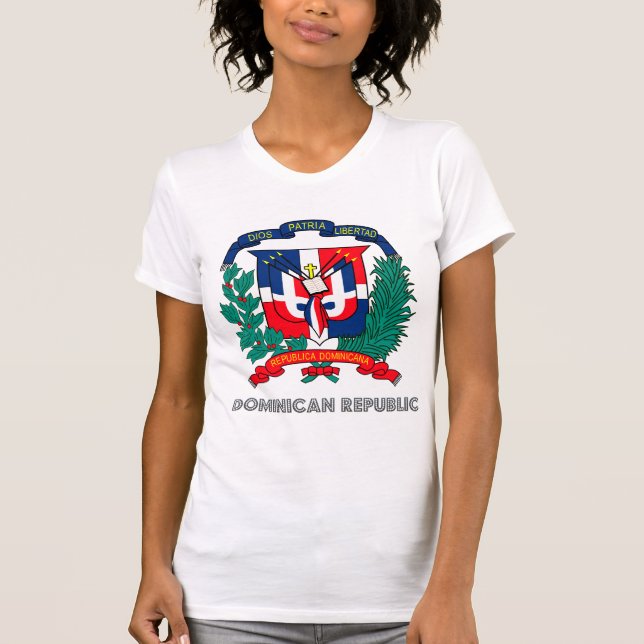 Camiseta Brasão da República Dominicana (Frente)
