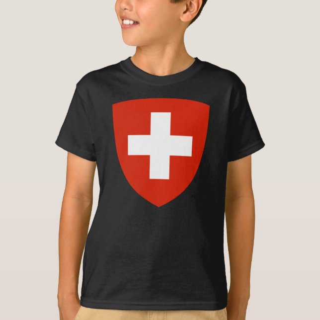Camiseta Brasão da suiça (Frente)