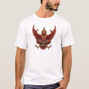 Camiseta brasão da Tailândia braço país bandeira símbolo Ga