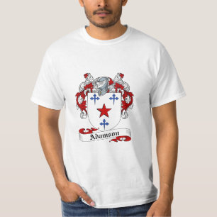 Camiseta Brasão de Adamson da crista da família de Adamson