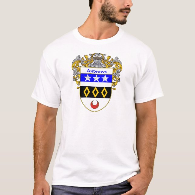 Camiseta Brasão de Andrews (envolvida) (Frente)