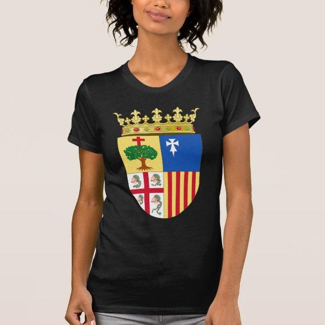 Camiseta Brasão de Aragon (espanha) (Frente)
