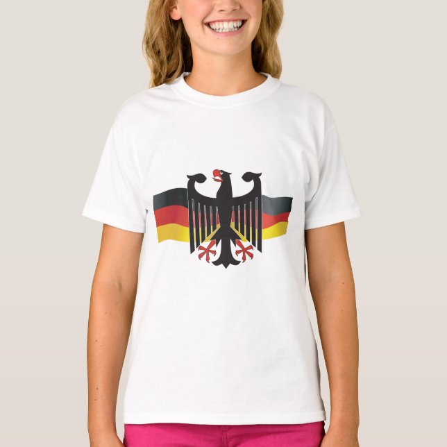 Camiseta Brasão de Armas da Águia Federal da Alemanha (Frente)