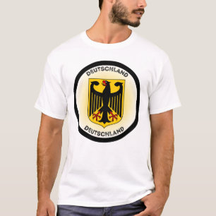 Camiseta Brasão de Armas da Alemanha em Forma de Círculo