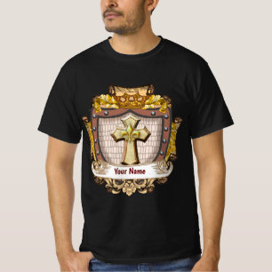 Camiseta Brasão de Armas da Família Aurum Sobrenome