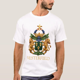 Camiseta Brasão de Armas da Família Holandesa Westerfield.