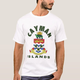 Camiseta Brasão de armas das Ilhas Cayman