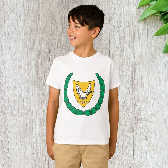 Camiseta Brasão de Armas de Chipre 1960 Elmo (Criador carregado)