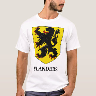 Camiseta Brasão de Armas de Flandres Leão Heraldico