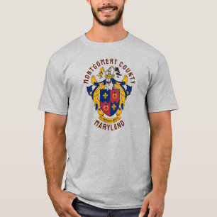 Camiseta Brasão de Armas do Condado de Montgomery, Maryland