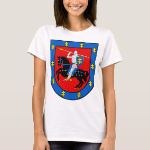 Camiseta Brasão de Armas do Condado de Vilnius