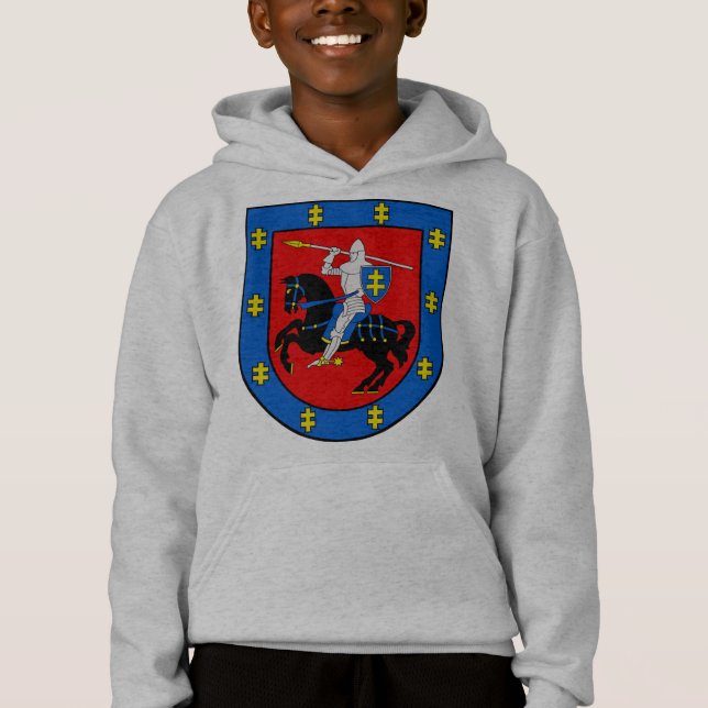 Camiseta Brasão de Armas do Condado de Vilnius (Frente)