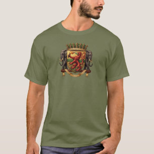 Camiseta brasão de armas do Congo