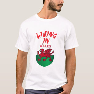Camiseta brasão de armas do País de Gales