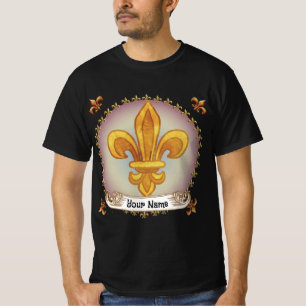 Camiseta Brasão de Armas Fleur De Lis Sobrenome