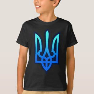 Camiseta Brasão de Armas Ucraniano Tryzub Presente da Ucrân