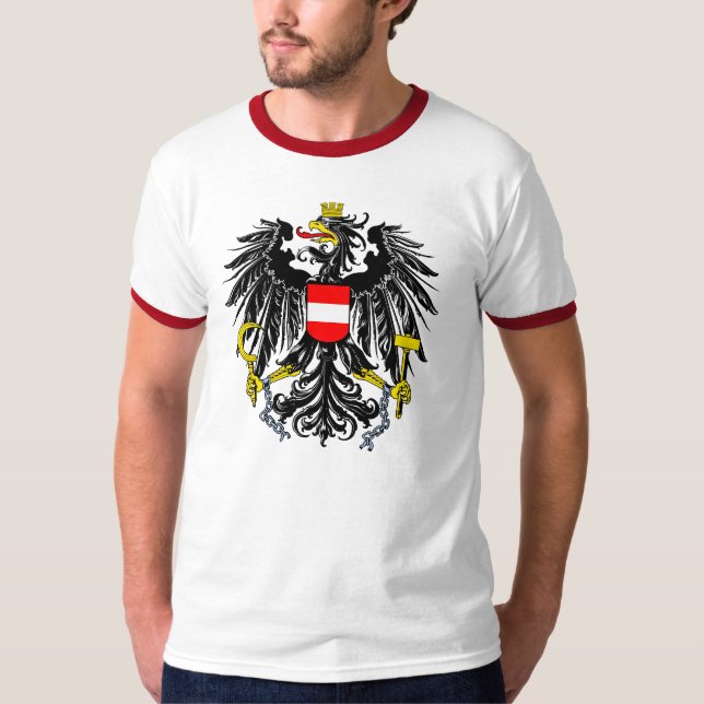Camiseta Brasão de Áustria (Frente)