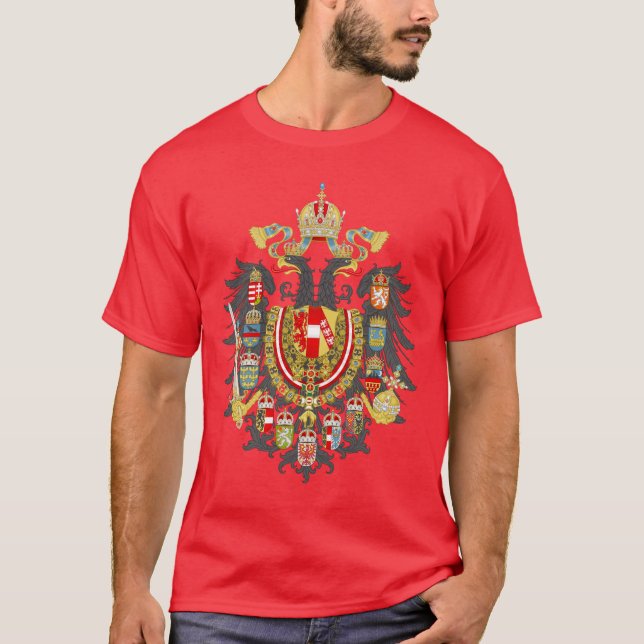Camiseta Brasão de Áustria Hungria (Frente)
