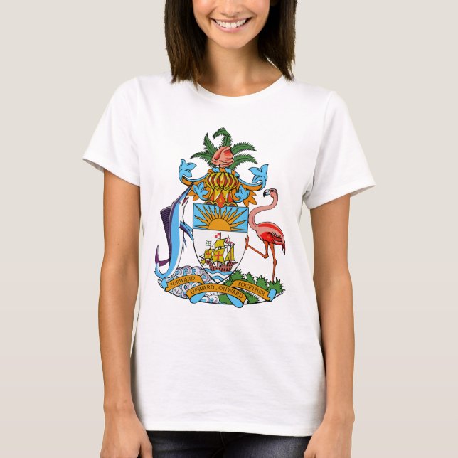 Camiseta Brasão de Bahamas (Frente)
