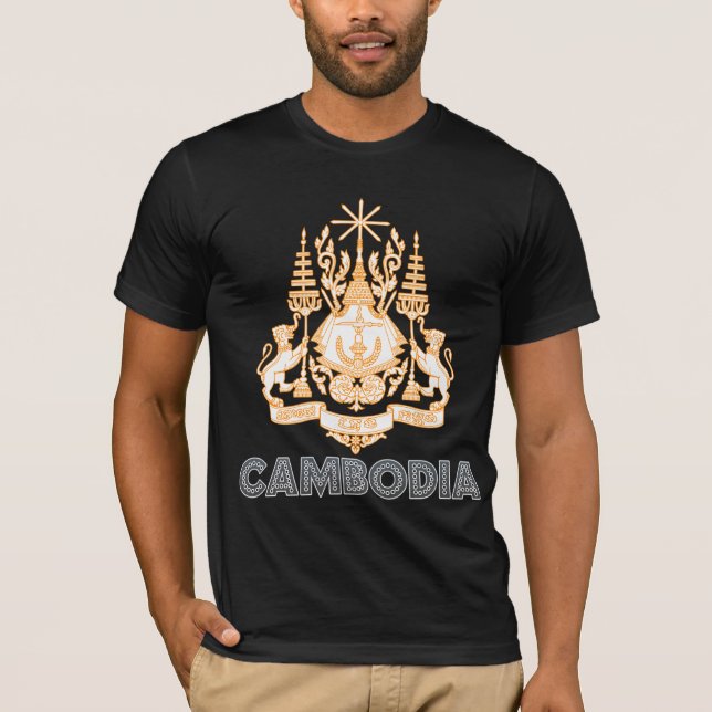 Camiseta Brasão de Cambodia (Frente)