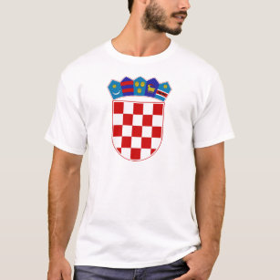 Camiseta Brasão de Croatia