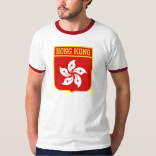 Camiseta Brasão de Hong Kong