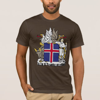 Camiseta Brasão de Islândia