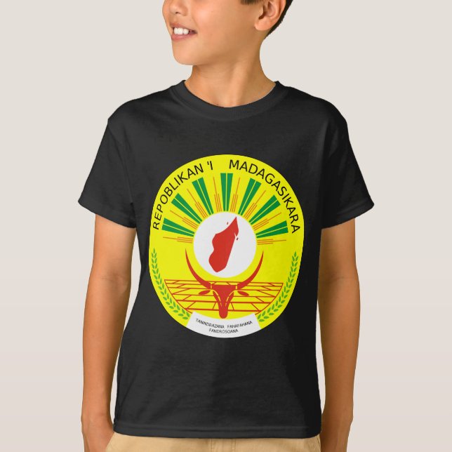Camiseta Brasão de Madagascar (Frente)