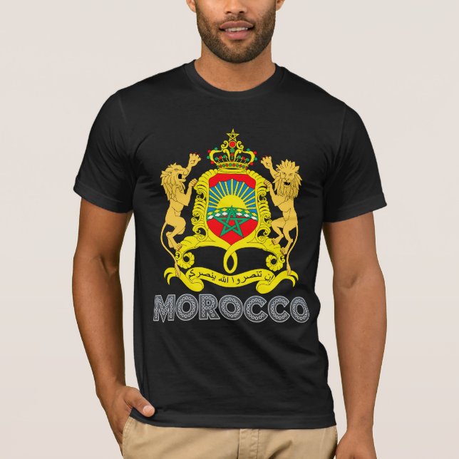 Camiseta Brasão de Marrocos (Frente)