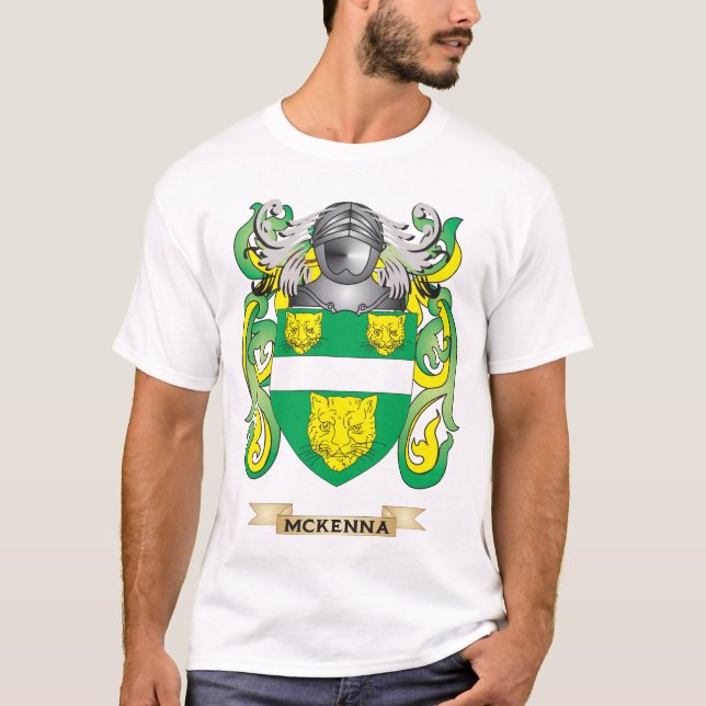 Camiseta Brasão de McKenna (crista da família) (Frente)