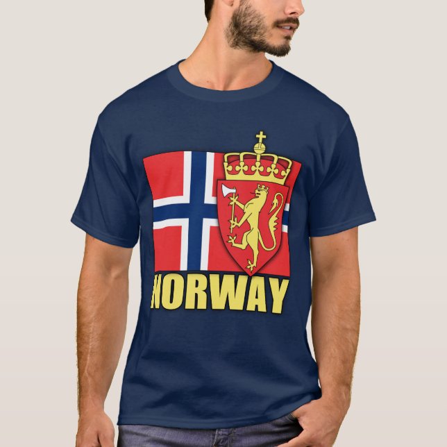 Camiseta Brasão de Noruega (Frente)