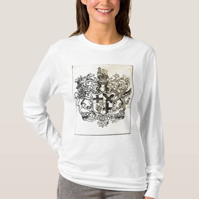 Camiseta Brasão de Oliver Cromwell (Frente)