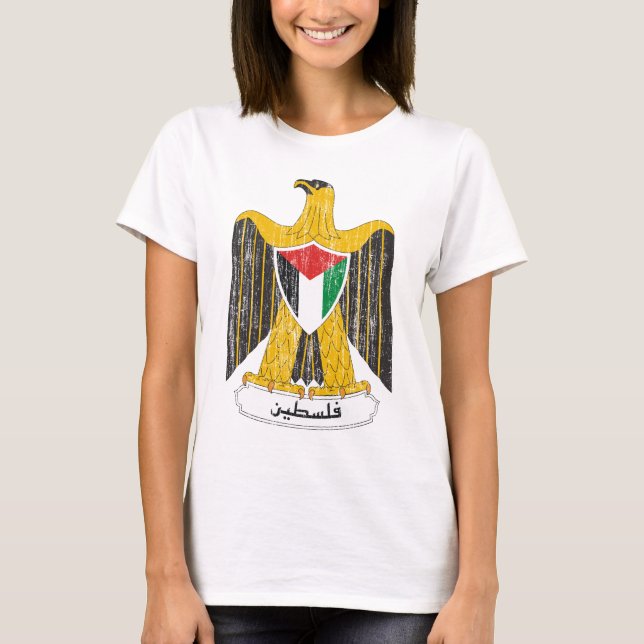 Camiseta Brasão de Palestina (Frente)