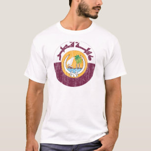 Camiseta Brasão de Qatar