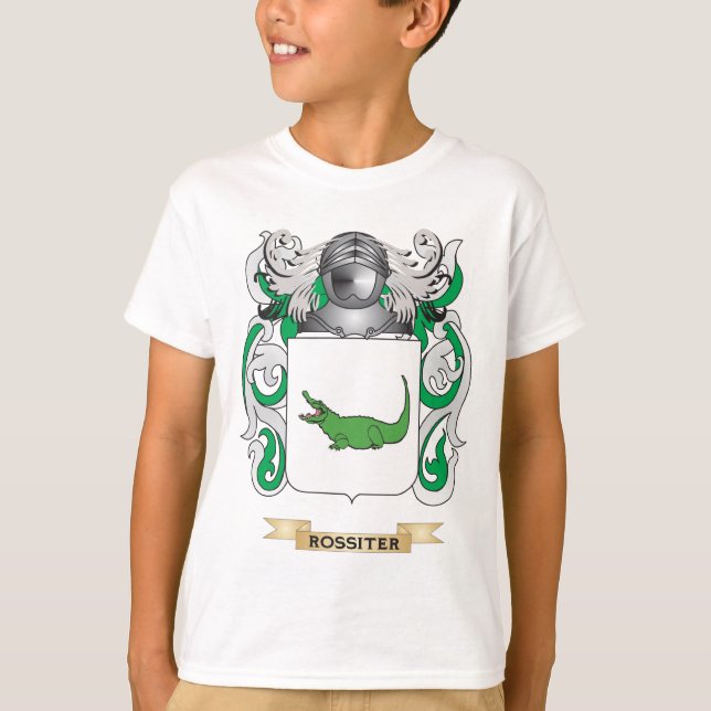 Camiseta Brasão de Rossiter (crista da família) (Frente)