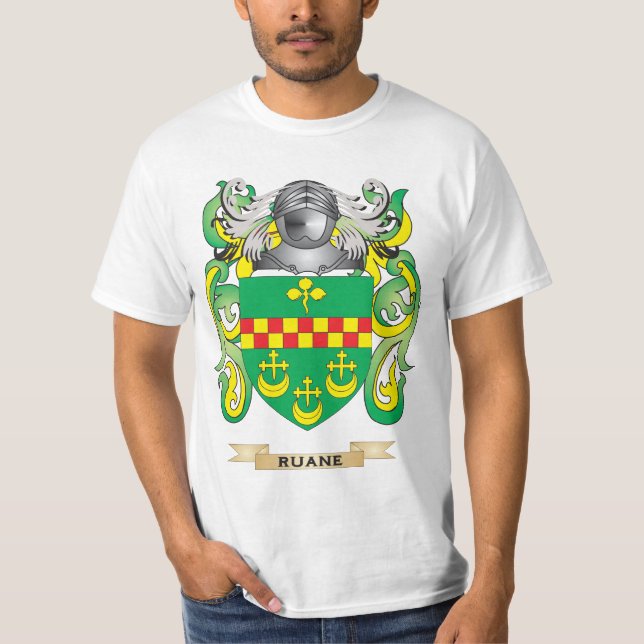 Camiseta Brasão de Ruane (crista da família) (Frente)