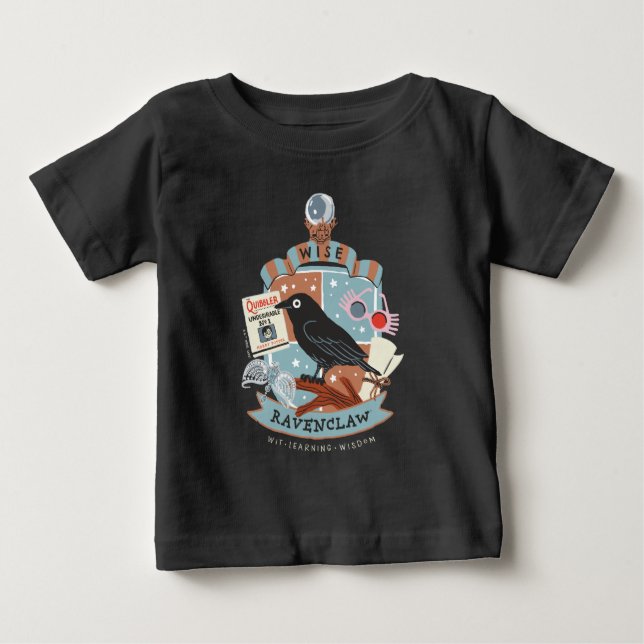 Camiseta Brasão do Corvo da Lona de Ravenclaw (Frente)