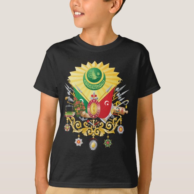 Camiseta Brasão do império otomano (Frente)