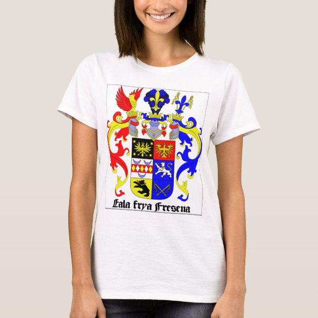 Camiseta Brasão do leste de Frisia (Alemanha) (Frente)
