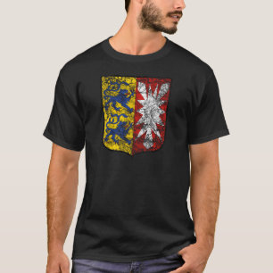 Camiseta Brasão envelhecida de Schleswig Holstein