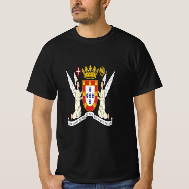Camiseta Brasão Histórico de Macau (Frente)
