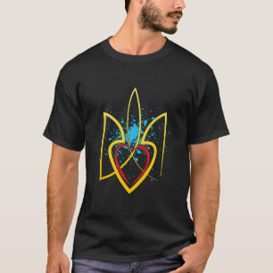Camiseta Brasão Nacional da Ucrânia Ucraniano Kiev Homelan