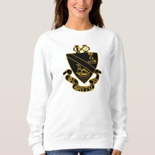Camiseta Brasão Phi Chi Theta Dourado e Preto