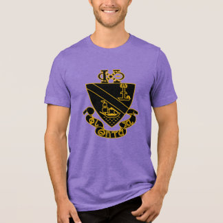 Camiseta Brasão Phi Chi Theta | Dourado e Preto
