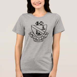 Camiseta Brasão Phi Chi Theta P&B